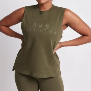 Best Sale Aje ATHLETICA Tank Top 009 Khaki