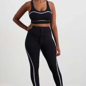 Best Sale Aje ATHLETICA Taped Drawcord 7/8 Legging 238 Black/Multi