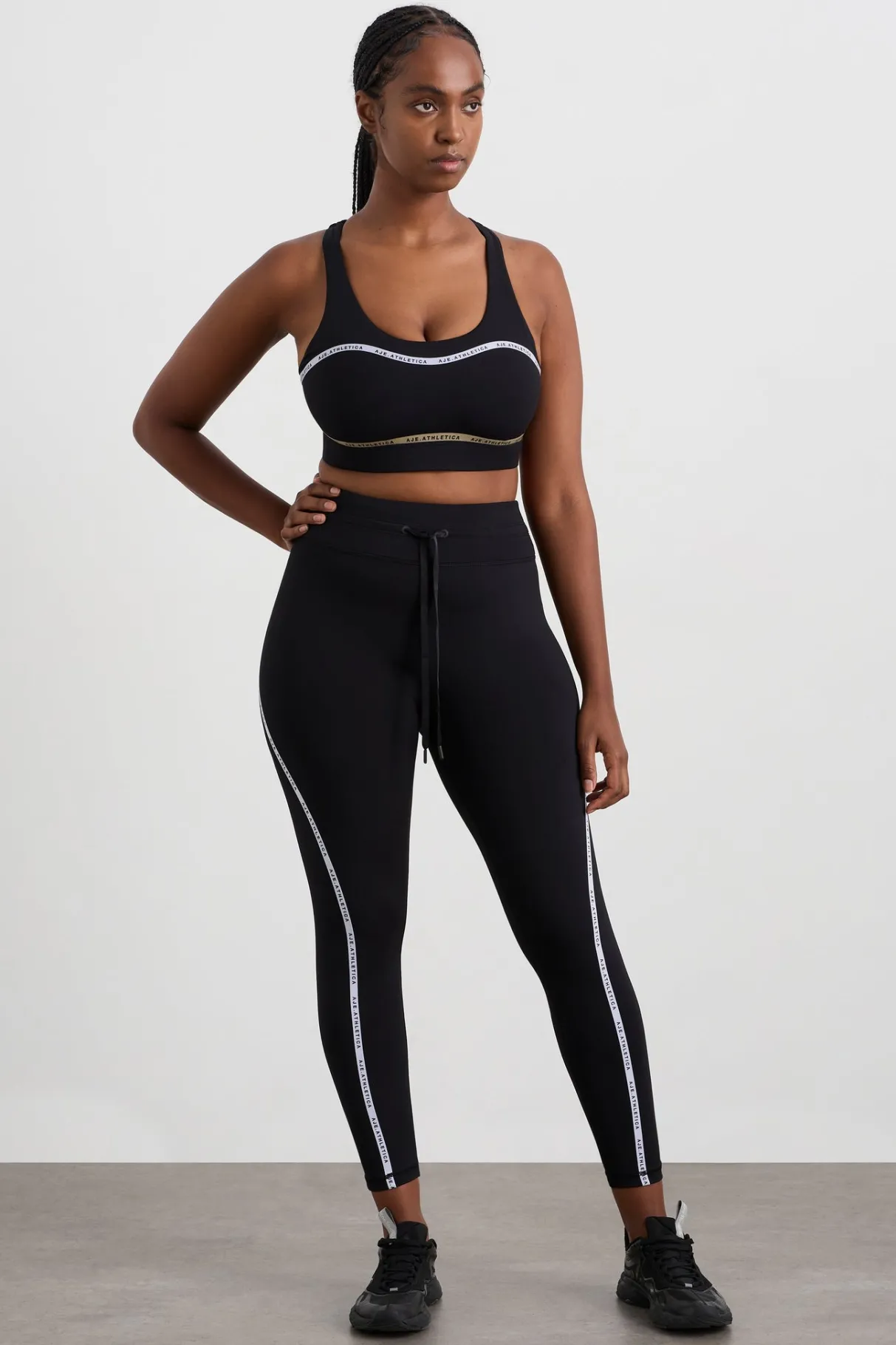 taped_drawcord__legging__6.webp Best Sale Aje ATHLETICA Taped Drawcord 7/8 Legging 238 Black/Multi
