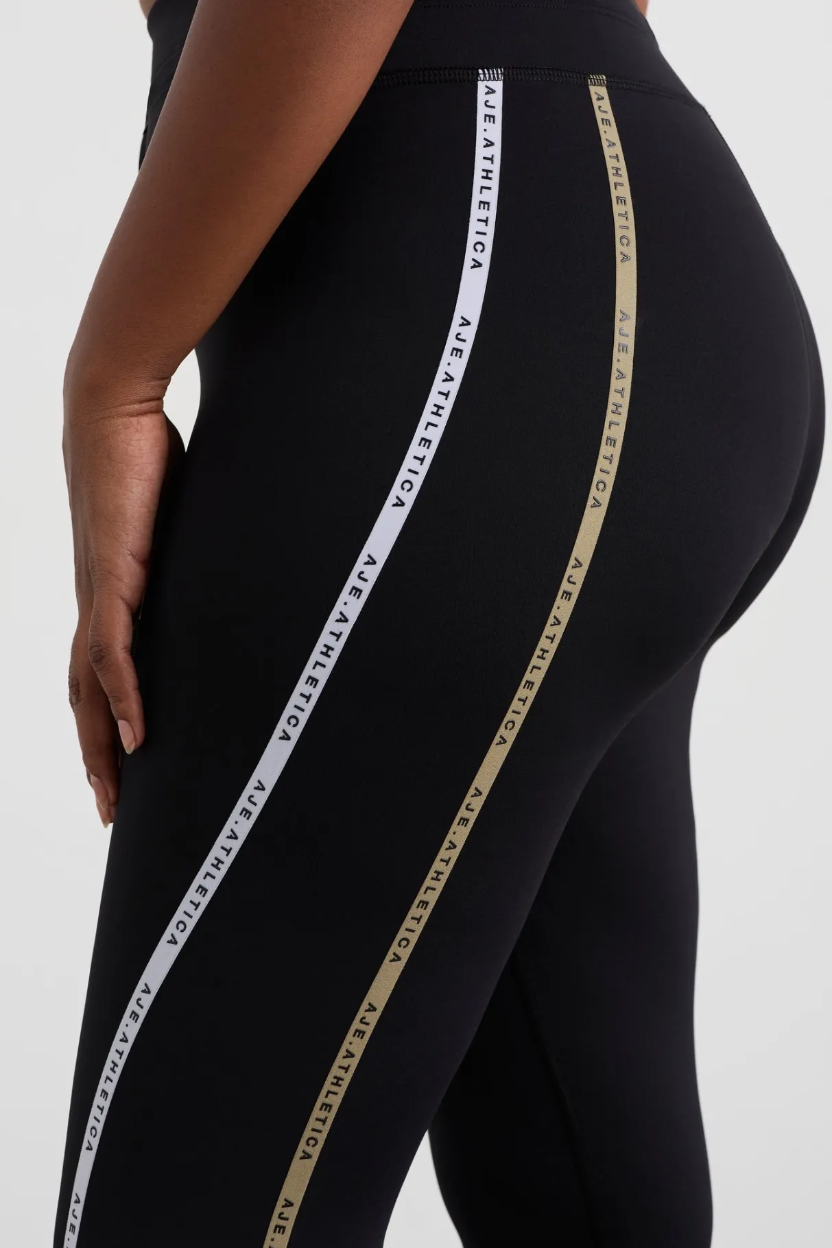 taped_drawcord__legging__8.webp Best Sale Aje ATHLETICA Taped Drawcord 7/8 Legging 238 Black/Multi