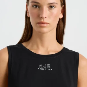 Sale Aje ATHLETICA Tencel Training Tank 151 Black