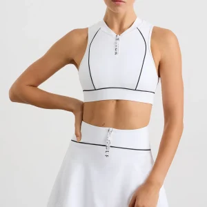 Clearance Aje ATHLETICA Tennis Crop 373 White