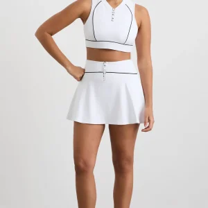 Clearance Aje ATHLETICA Tennis Crop 373 White