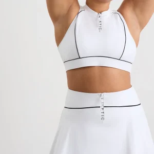 Fashion Aje ATHLETICA Tennis Skirt 637 White/Black Logo