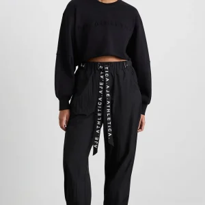 Fashion Aje ATHLETICA Terry Crop Top 413 Black