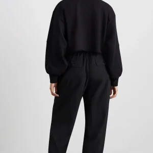 Fashion Aje ATHLETICA Terry Crop Top 413 Black