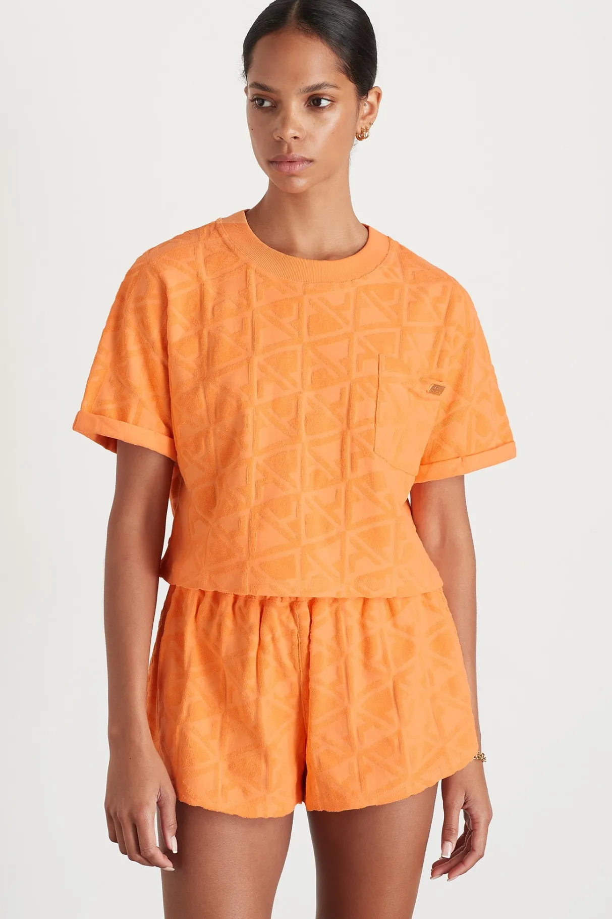terry_cropped_tee__0.webp Best Aje ATHLETICA Terry Cropped Tee 416 Soft Apricot