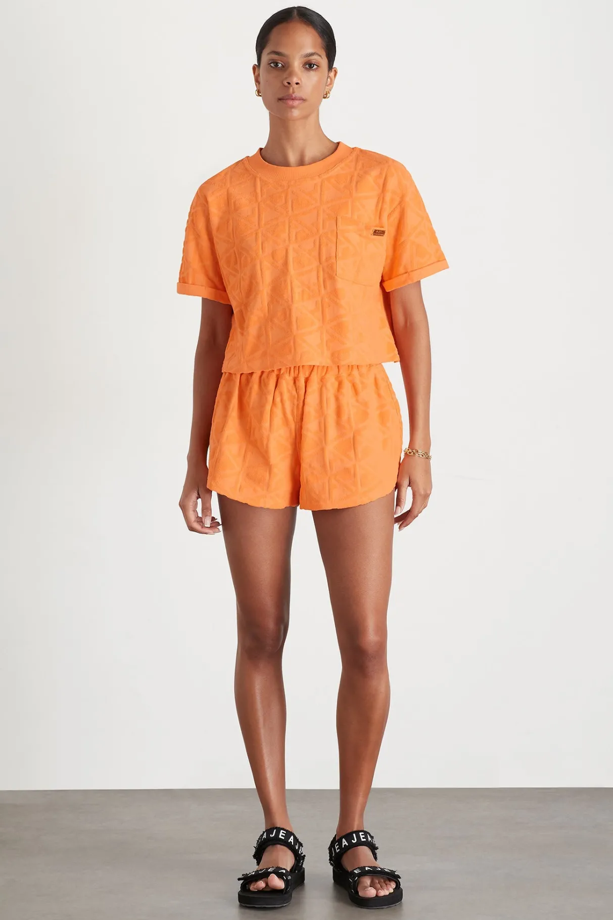 terry_cropped_tee__2.webp Best Aje ATHLETICA Terry Cropped Tee 416 Soft Apricot