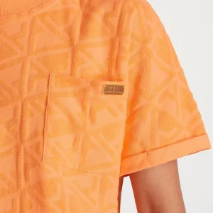 Best Aje ATHLETICA Terry Cropped Tee 416 Soft Apricot
