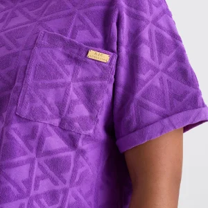 Clearance Aje ATHLETICA Terry Cropped Tee 416 Ultra Violet