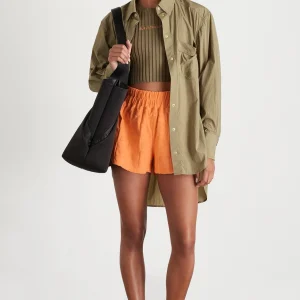 Clearance Aje ATHLETICA Terry Everyday Short 613 Soft Apricot