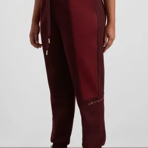 Clearance Aje ATHLETICA Terry Track Pants 508 Burgundy Red Currant