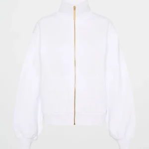 Best Sale Aje ATHLETICA Terry Zip Jacket 772 White