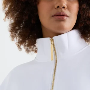 Best Sale Aje ATHLETICA Terry Zip Jacket 772 White