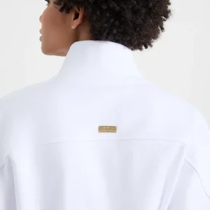 Best Sale Aje ATHLETICA Terry Zip Jacket 772 White