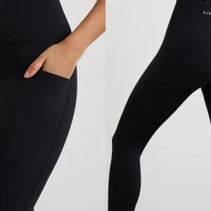 Outlet Aje ATHLETICA Thread Through Legging 228 Black/White Logo