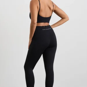 Shop Aje ATHLETICA Thread Through Sports Bra 361 Black/White Logo