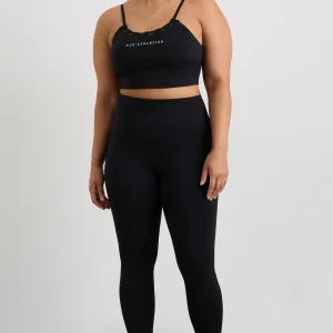 Shop Aje ATHLETICA Thread Through Sports Bra 361 Black/White Logo