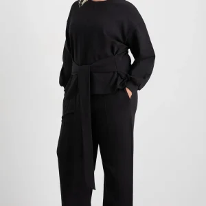 Clearance Aje ATHLETICA Tie Back Jumper 122 Black