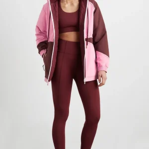 Store Aje ATHLETICA Twist Back Sports Bra 335 Burnt Burgundy/Berry