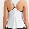 Clearance Aje ATHLETICA Twist Back Tank 137 White/Black