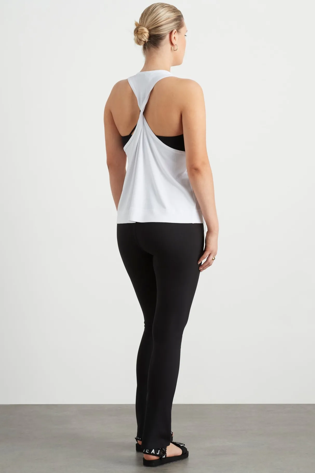 twist_back_tank__10-2.webp Clearance Aje ATHLETICA Twist Back Tank 137 White/Black