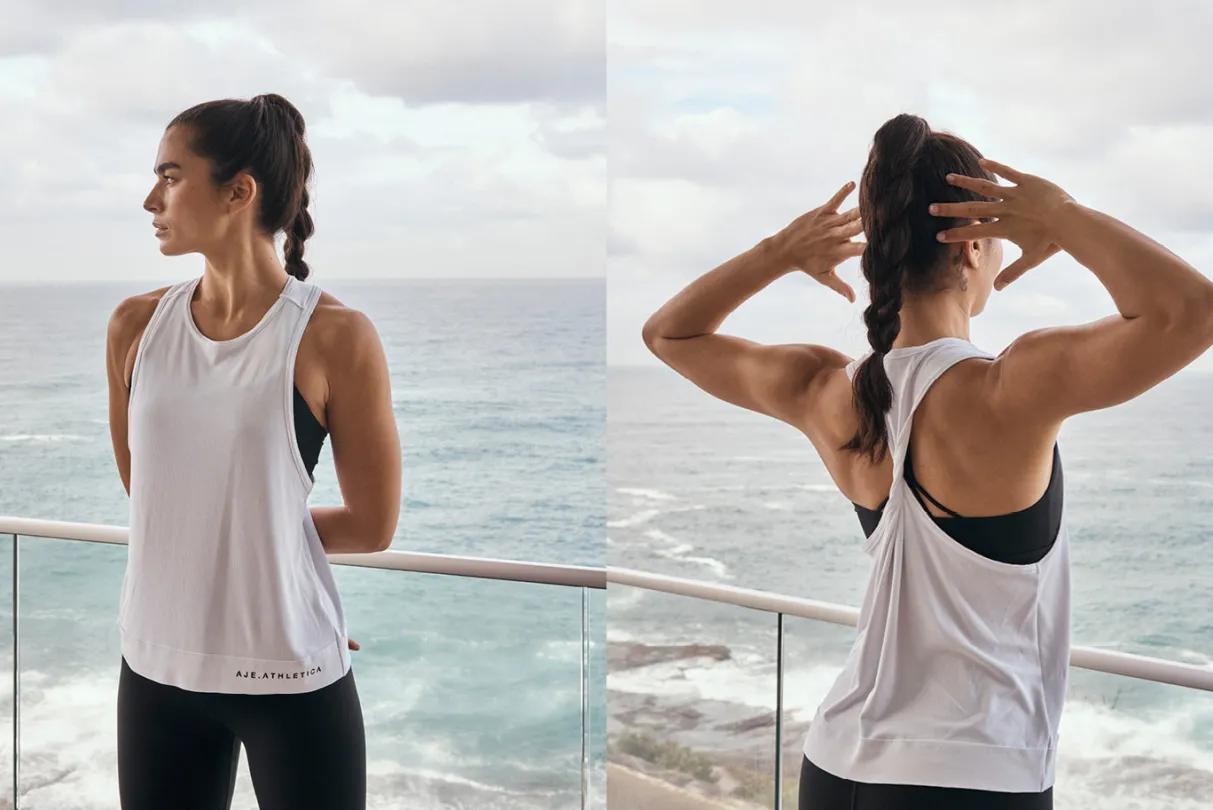twist_back_tank__15-2.webp Clearance Aje ATHLETICA Twist Back Tank 137 White/Black