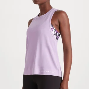 Sale Aje ATHLETICA Twist Back Tank 137 Lavender/White