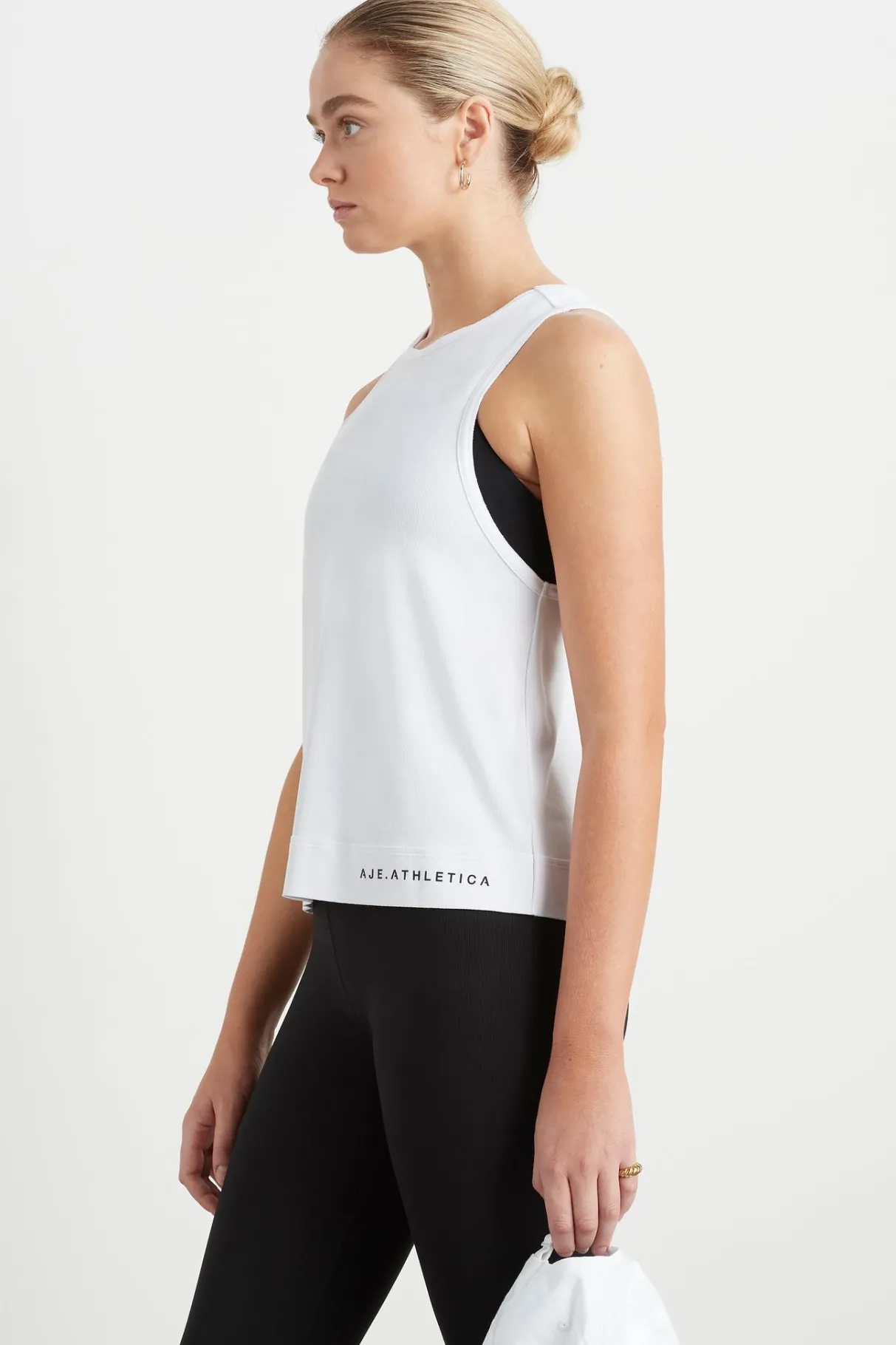 twist_back_tank__2-2.webp Clearance Aje ATHLETICA Twist Back Tank 137 White/Black
