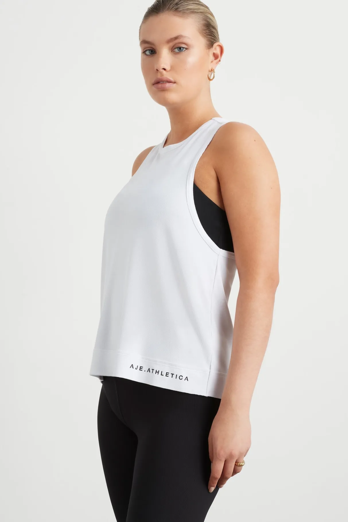 twist_back_tank__6-2.webp Clearance Aje ATHLETICA Twist Back Tank 137 White/Black