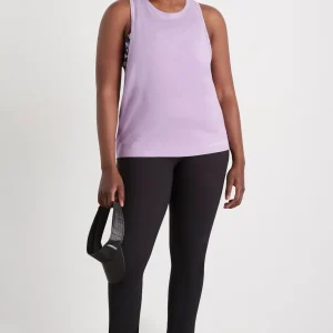Sale Aje ATHLETICA Twist Back Tank 137 Lavender/White