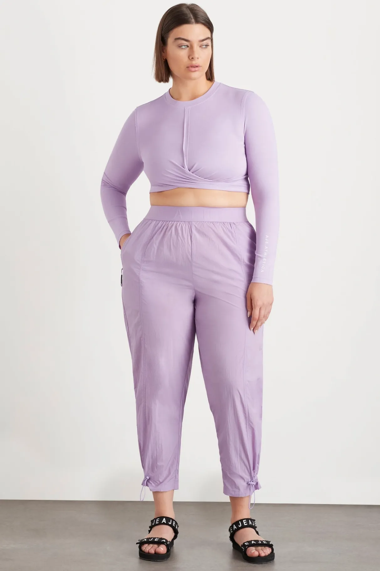 twist_front_long_sleeve_crop_top__11-1.webp Fashion Aje ATHLETICA Twist Front Long Sleeve Crop Top 328 Lavender/White