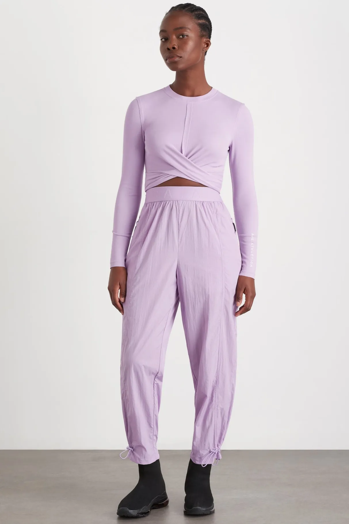 twist_front_long_sleeve_crop_top__2-1.webp Fashion Aje ATHLETICA Twist Front Long Sleeve Crop Top 328 Lavender/White