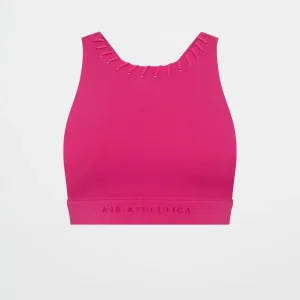 Sale Aje ATHLETICA Whipstitch Crop Top 326 Berry