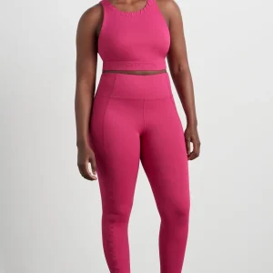 Sale Aje ATHLETICA Whipstitch Crop Top 326 Berry