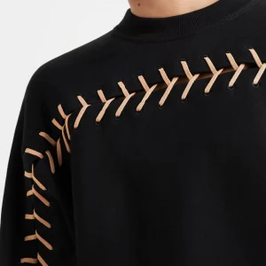 Flash Sale Aje ATHLETICA Whipstitch Jumper 424 Black/Beige