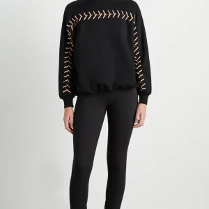 Flash Sale Aje ATHLETICA Whipstitch Jumper 424 Black/Beige