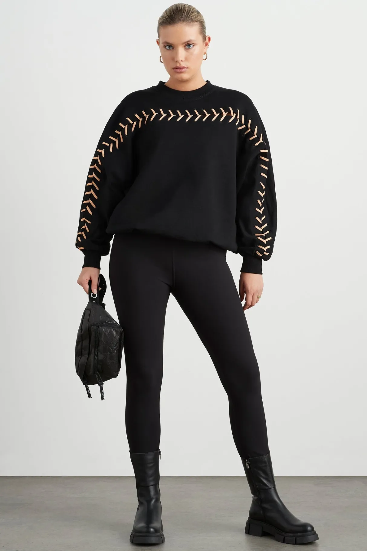 whipstitch_jumper__7.webp Flash Sale Aje ATHLETICA Whipstitch Jumper 424 Black/Beige