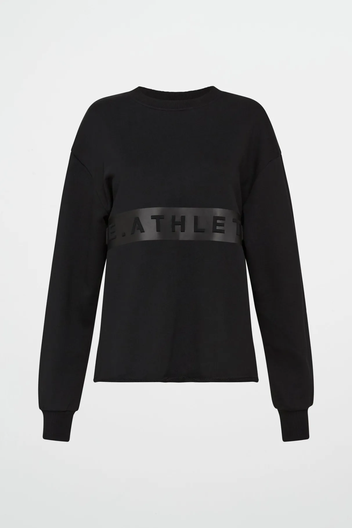 whipstitch_split_crew_jumper__1.webp Cheap Aje ATHLETICA Whipstitch Split Crew Jumper 420 Black