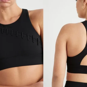 Flash Sale Aje ATHLETICA Whipstitch Sports Bra 332 Black
