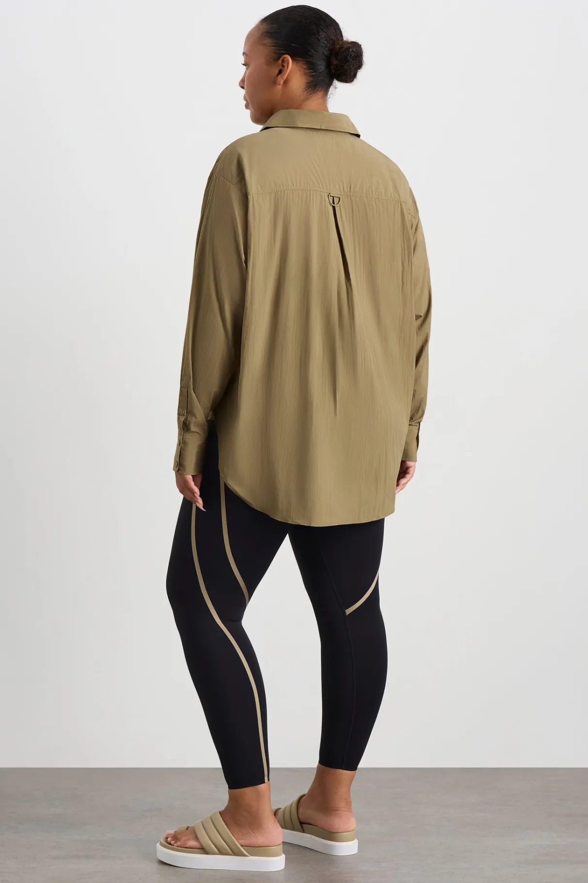 windbreaker_logo_shirt__16.webp Fashion Aje ATHLETICA Windbreaker Logo Shirt 427 Soft Khaki