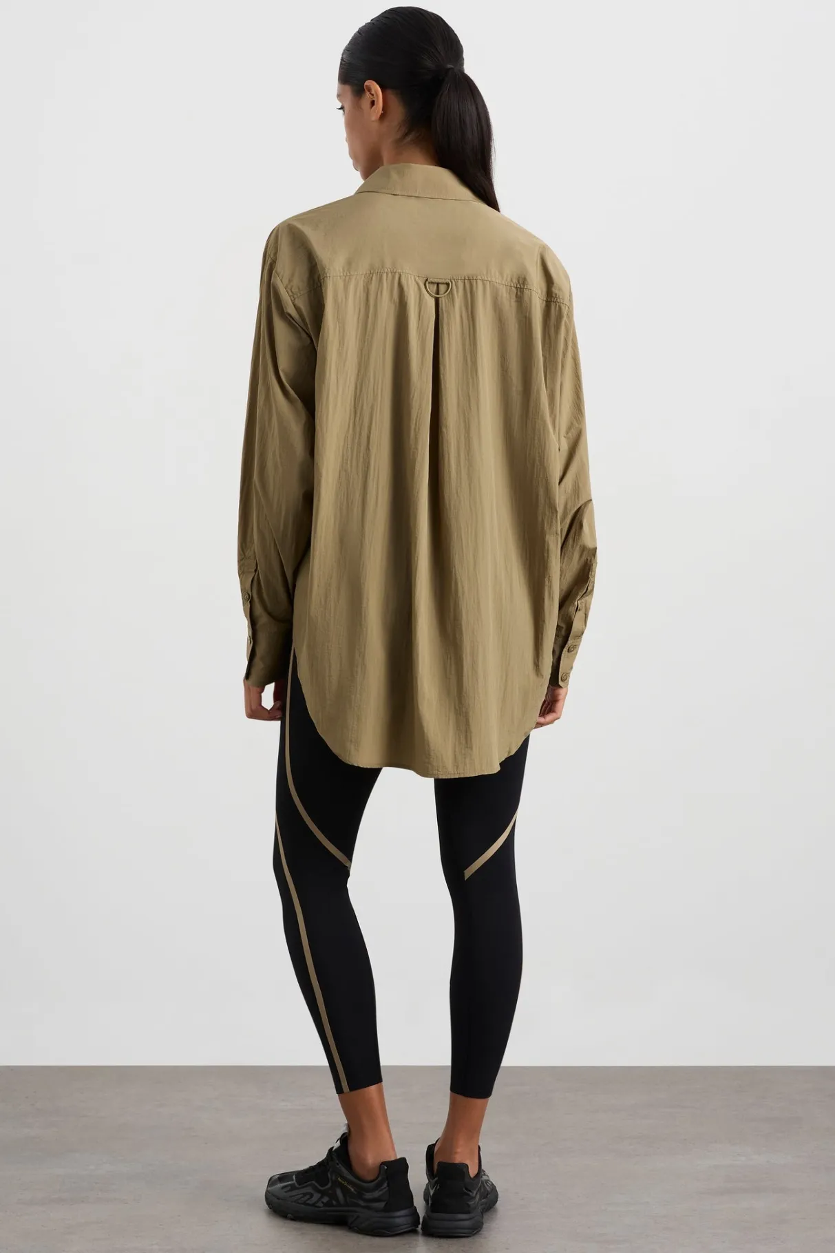 windbreaker_logo_shirt__5.webp Fashion Aje ATHLETICA Windbreaker Logo Shirt 427 Soft Khaki
