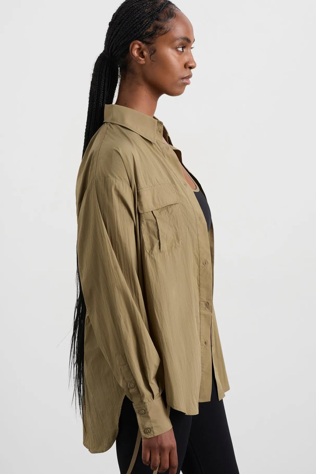 windbreaker_logo_shirt__9.webp Fashion Aje ATHLETICA Windbreaker Logo Shirt 427 Soft Khaki
