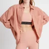 New Aje ATHLETICA Windbreaker Shirt 406 Sunset Pink