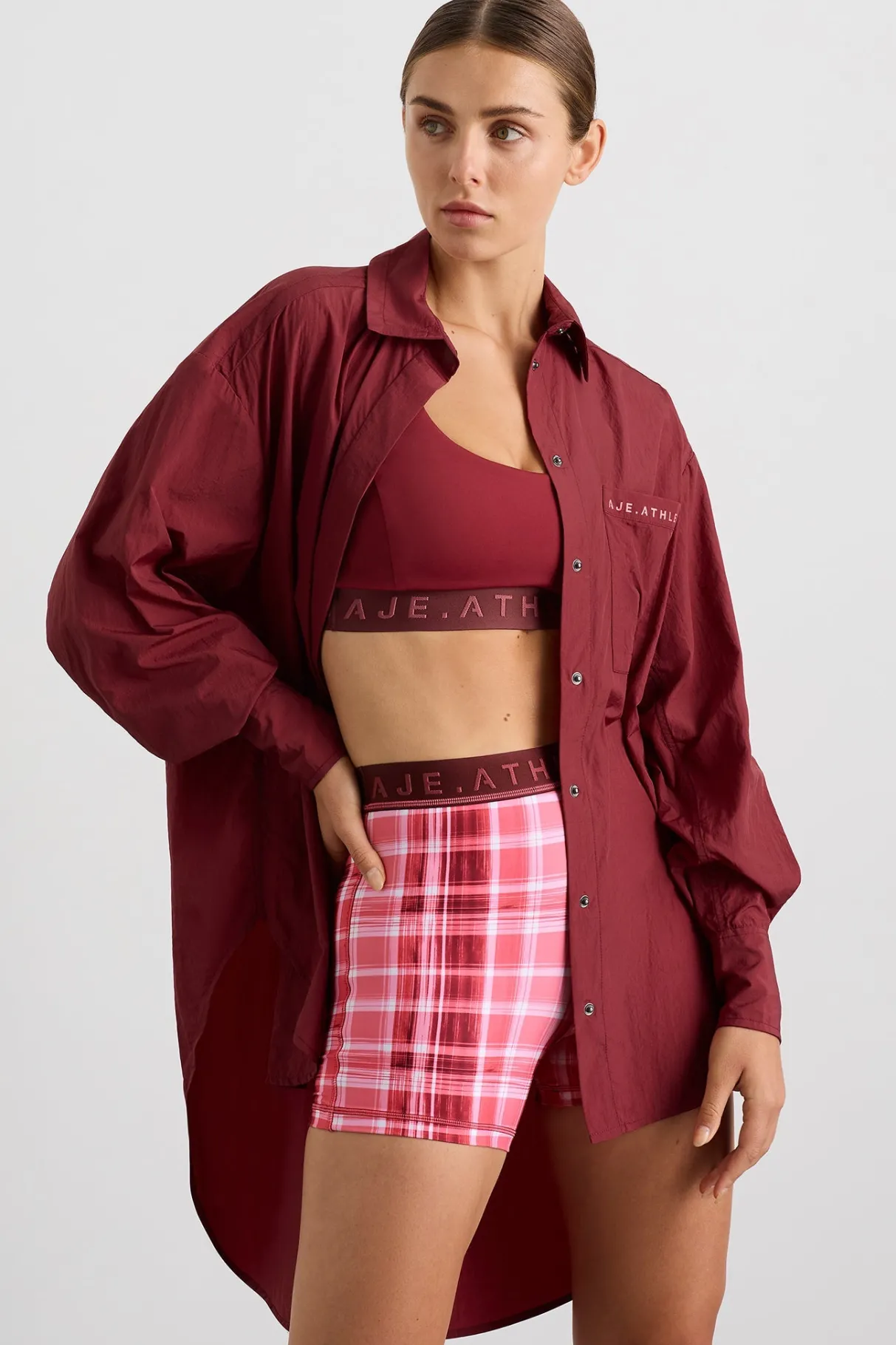 windbreaker_shirt__0-4.webp Hot Aje ATHLETICA Windbreaker Shirt 406 Plum Red