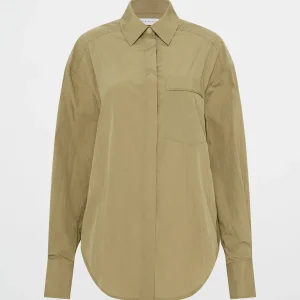 Best Sale Aje ATHLETICA Windbreaker Shirt 406 Soft Khaki/Black