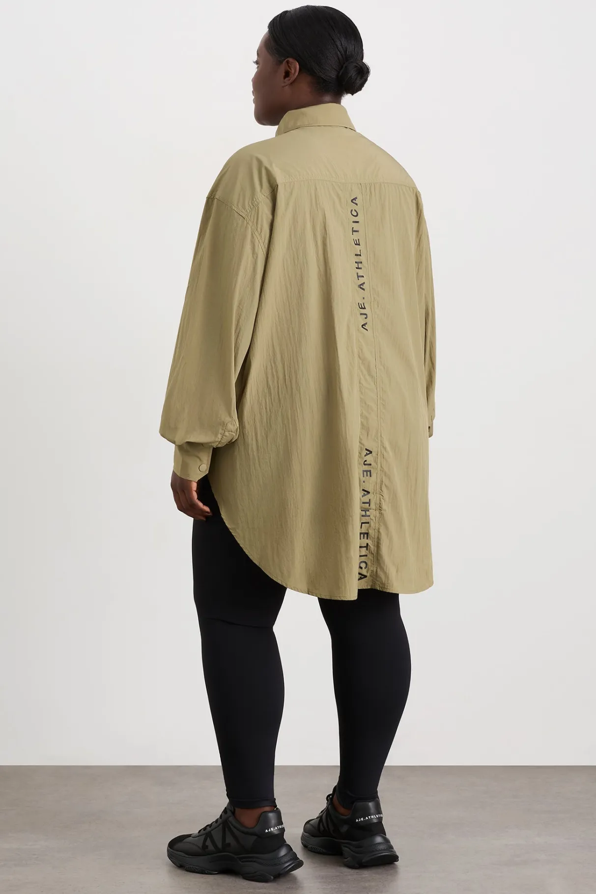 windbreaker_shirt__12.webp Best Sale Aje ATHLETICA Windbreaker Shirt 406 Soft Khaki/Black
