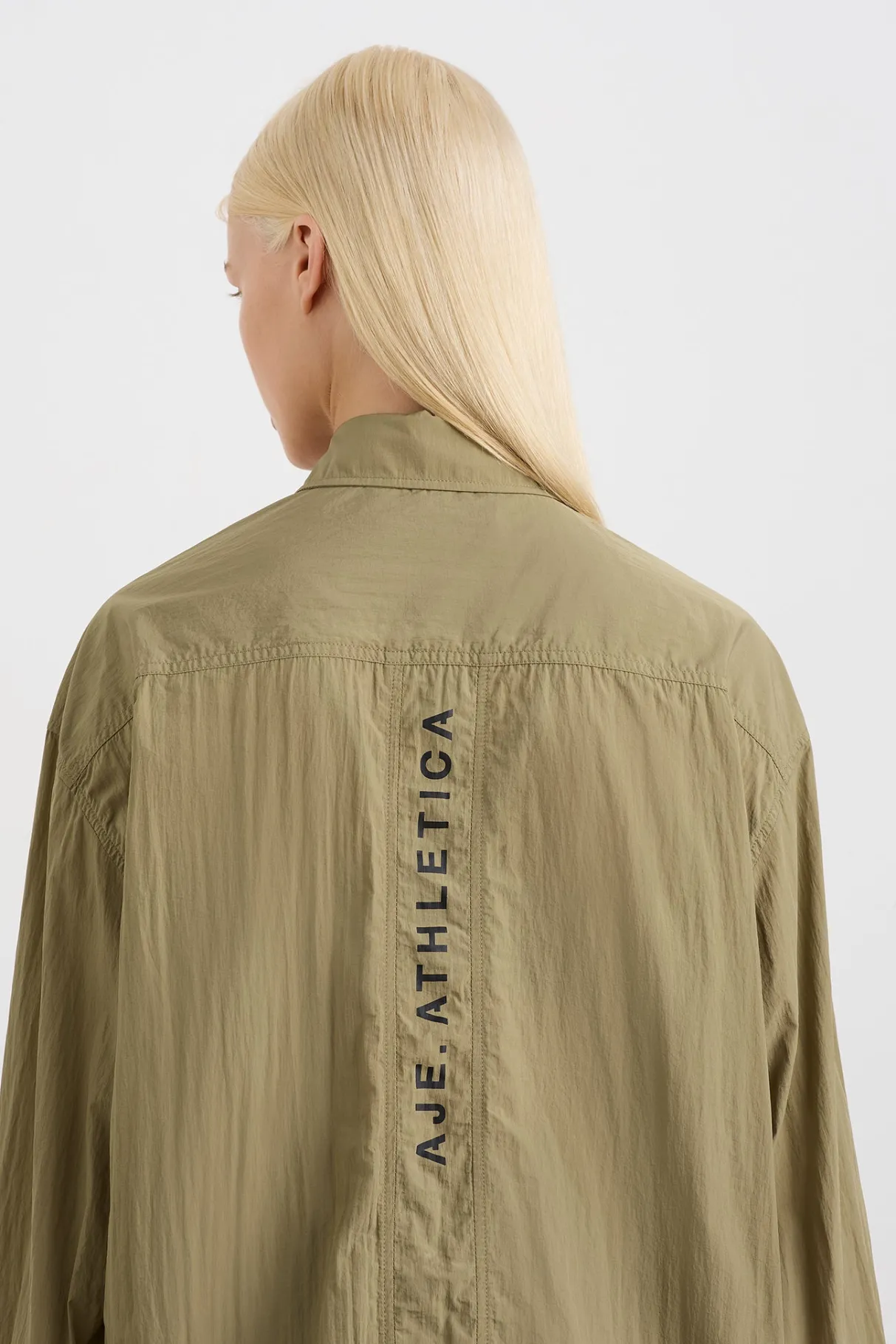 windbreaker_shirt__3.webp Best Sale Aje ATHLETICA Windbreaker Shirt 406 Soft Khaki/Black