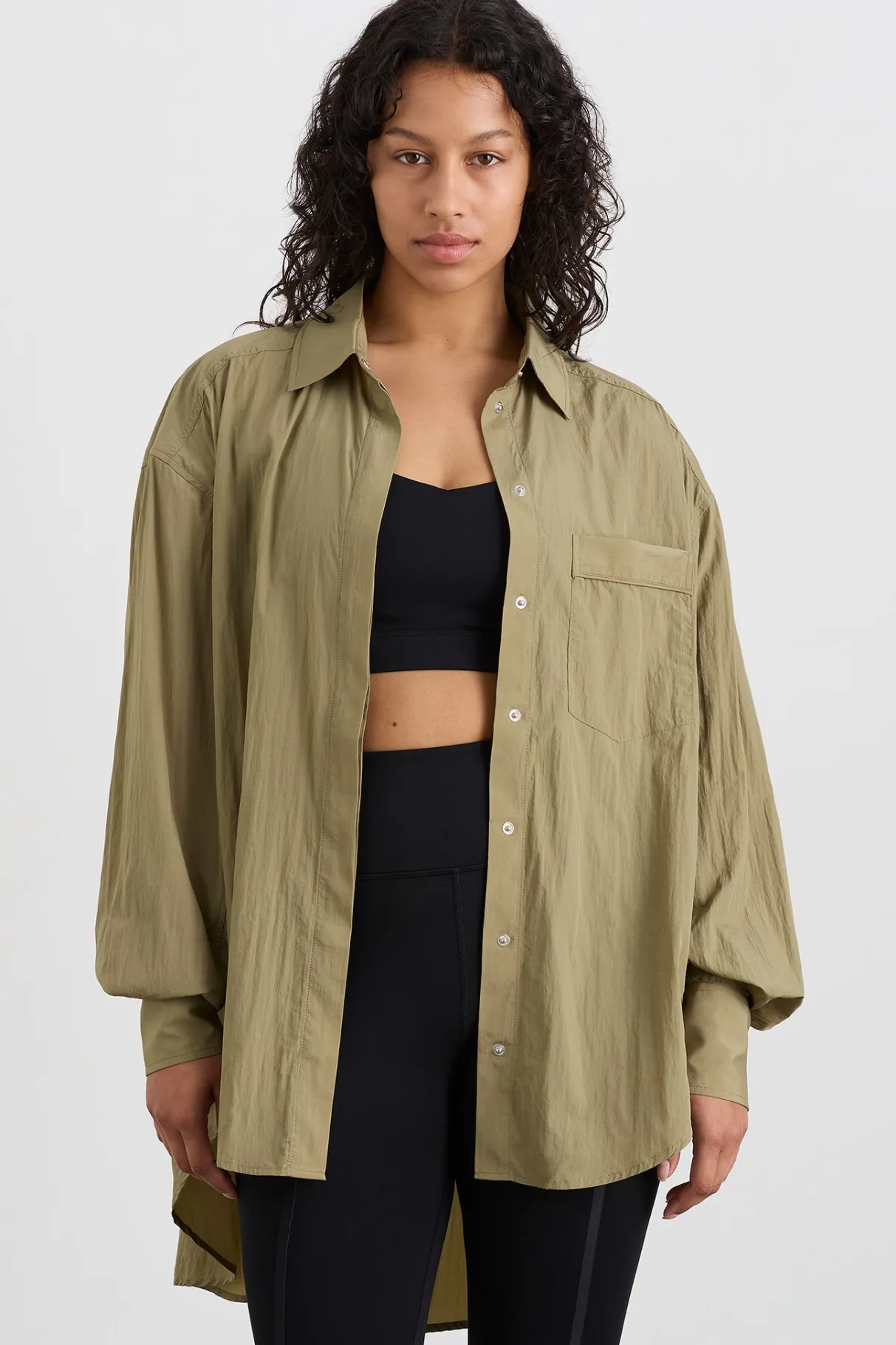 windbreaker_shirt__5.webp Best Sale Aje ATHLETICA Windbreaker Shirt 406 Soft Khaki/Black