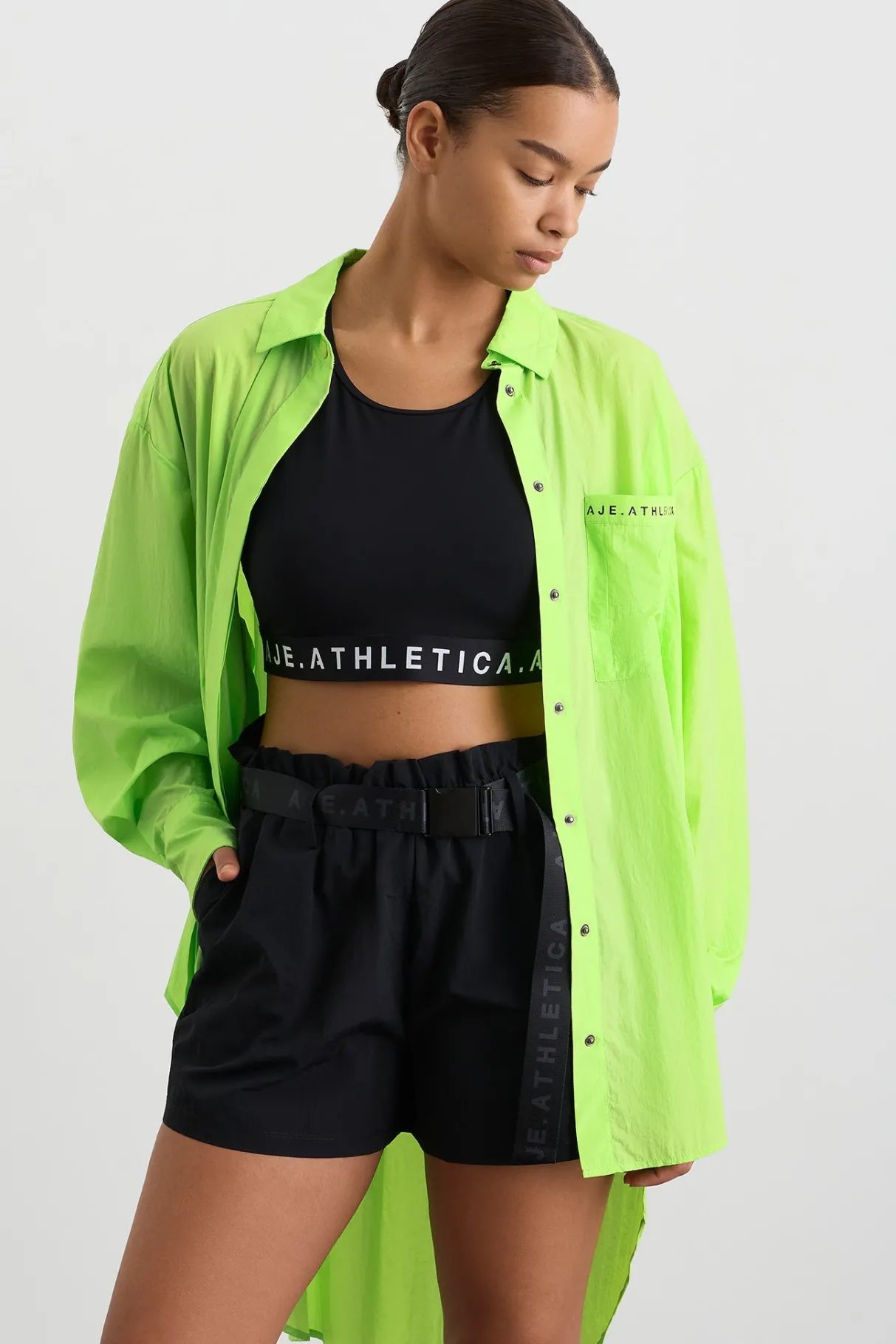windbreaker_shirt__6-3.webp Fashion Aje ATHLETICA Windbreaker Shirt 406 Lime Green